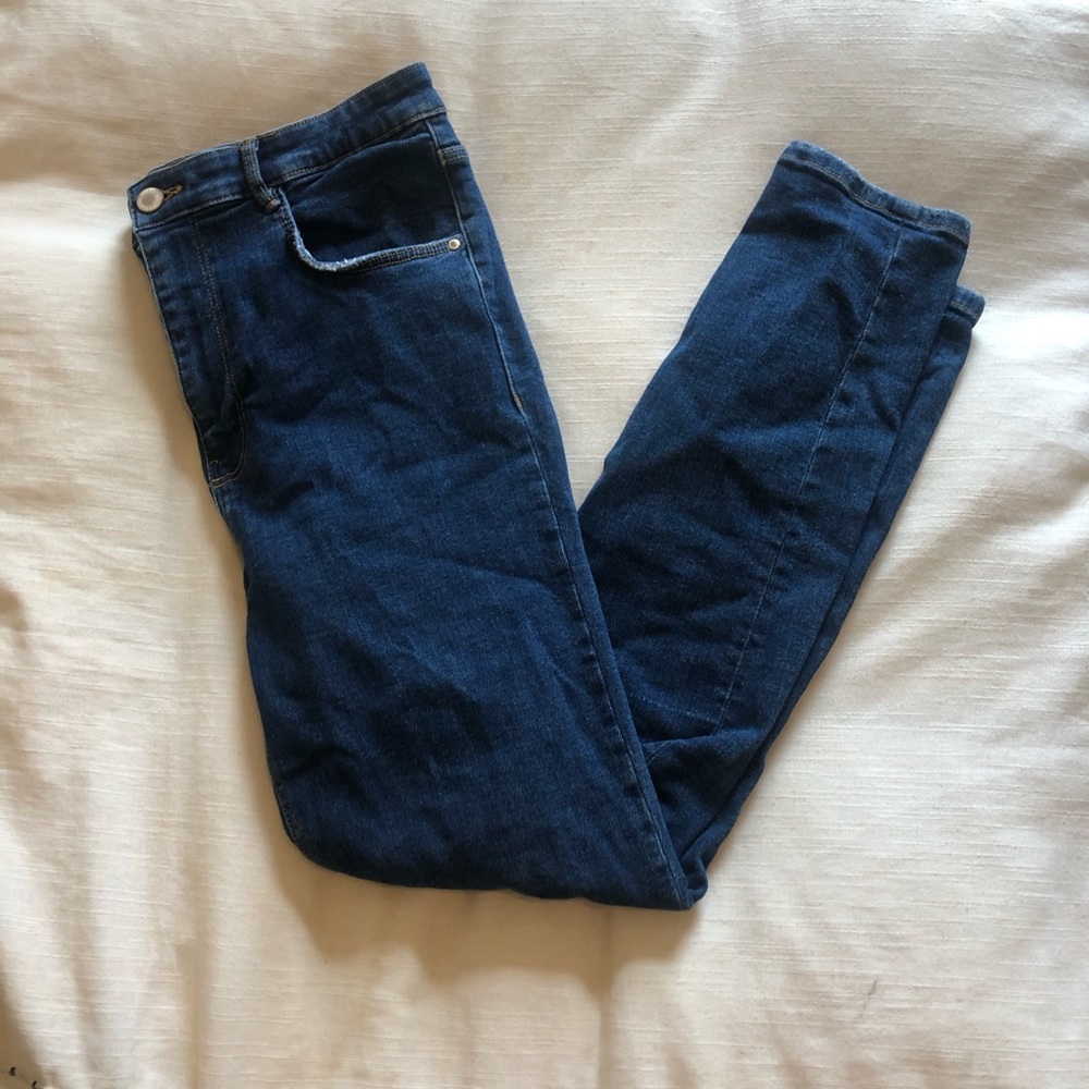 Zara high waisted skinny jeans